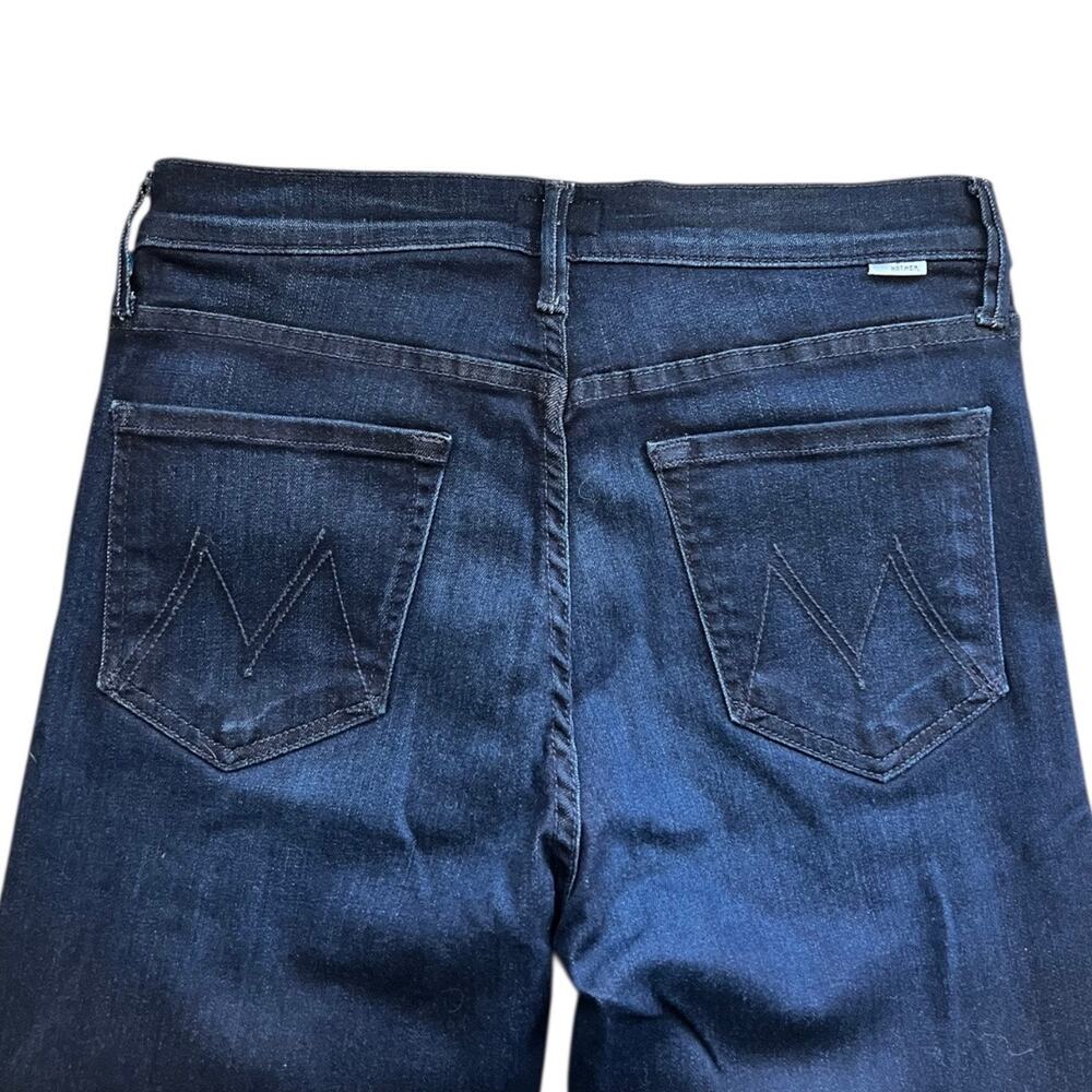 Mother On The Edge The Mid Rise Dazzler Ankle Jeans size 29 dark wash - Picture 4 of 7